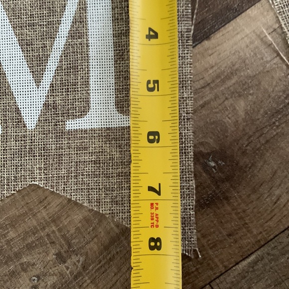 NWT Mr. & Mrs. Burlap Banner - Picture 5 of 6